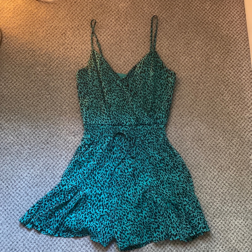 Francesca’s leopard/cheetah print romper